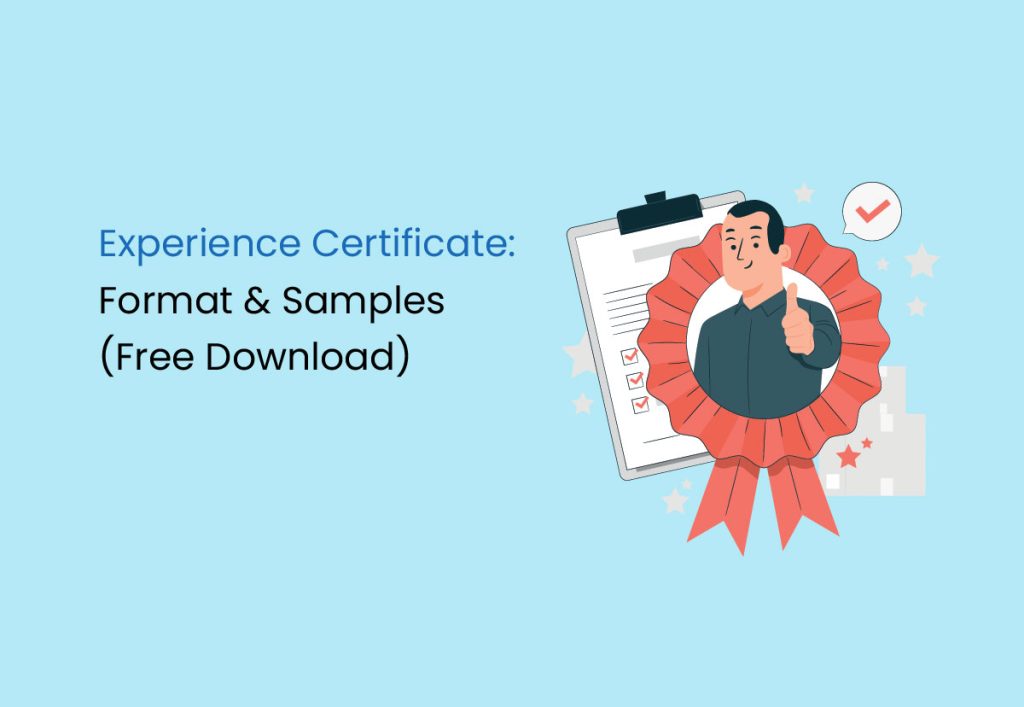 Experience Certificate Format in Word & Pdf (Free Download)
