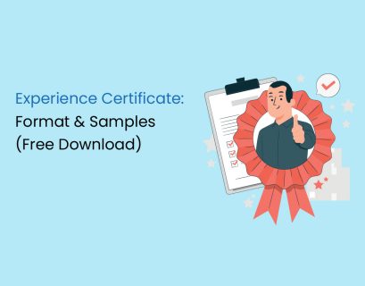 Experience Certificate: Format & Samples (Free Download)