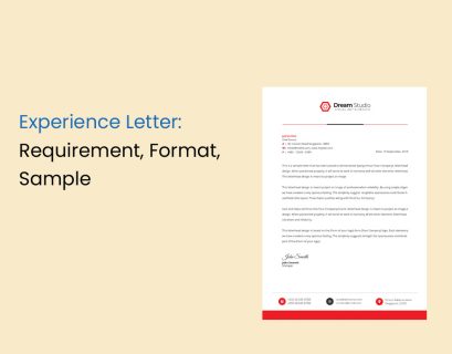 Experience Letter