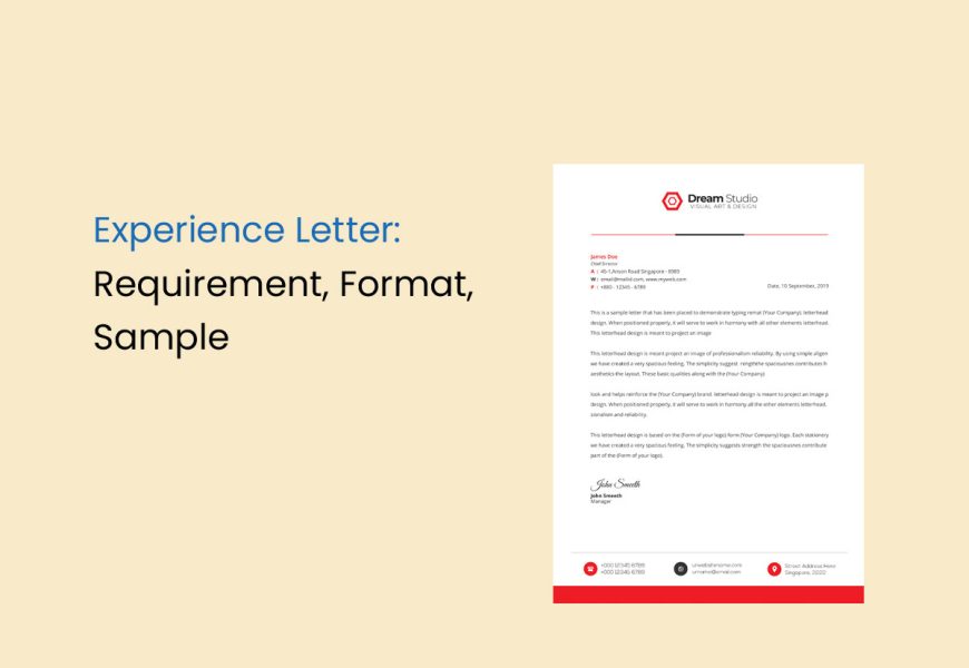 Experience Letter