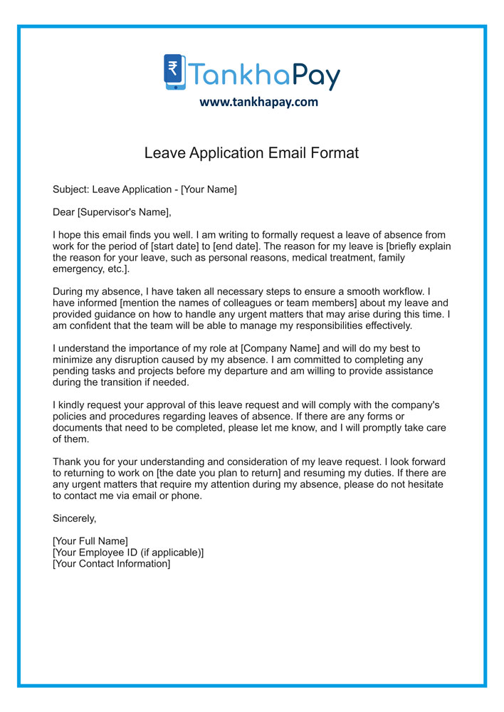 request for leave approval email example