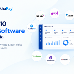 10 Best HRMS Software in India | Pricing, Features & Comparison Top 10 HR software in India dashboard showing payroll, attendance, employee analytics