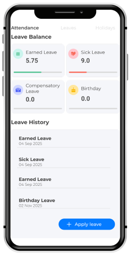 Attendance & Leave Visibility