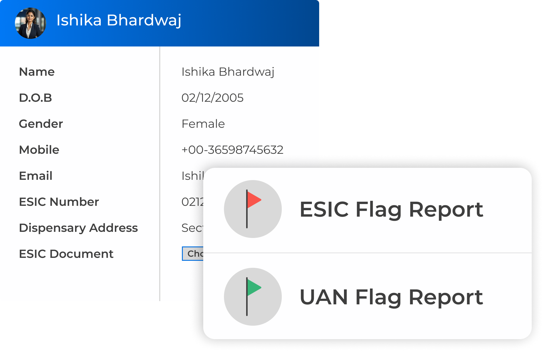 ESIC & UAN Reports