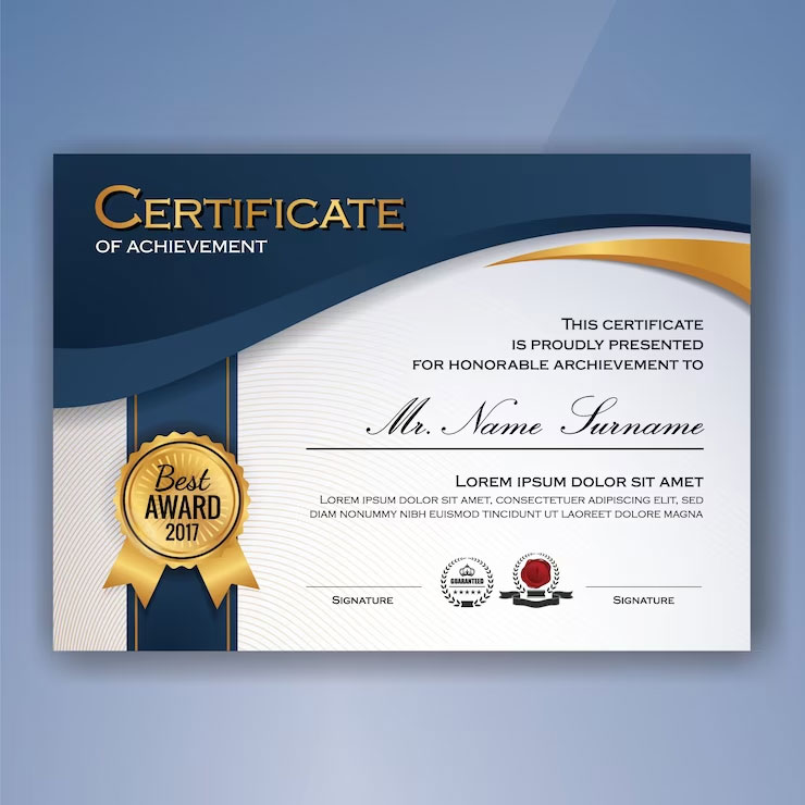 Certifications
