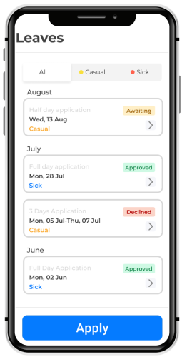 Leave & Attendance Requests on the Go