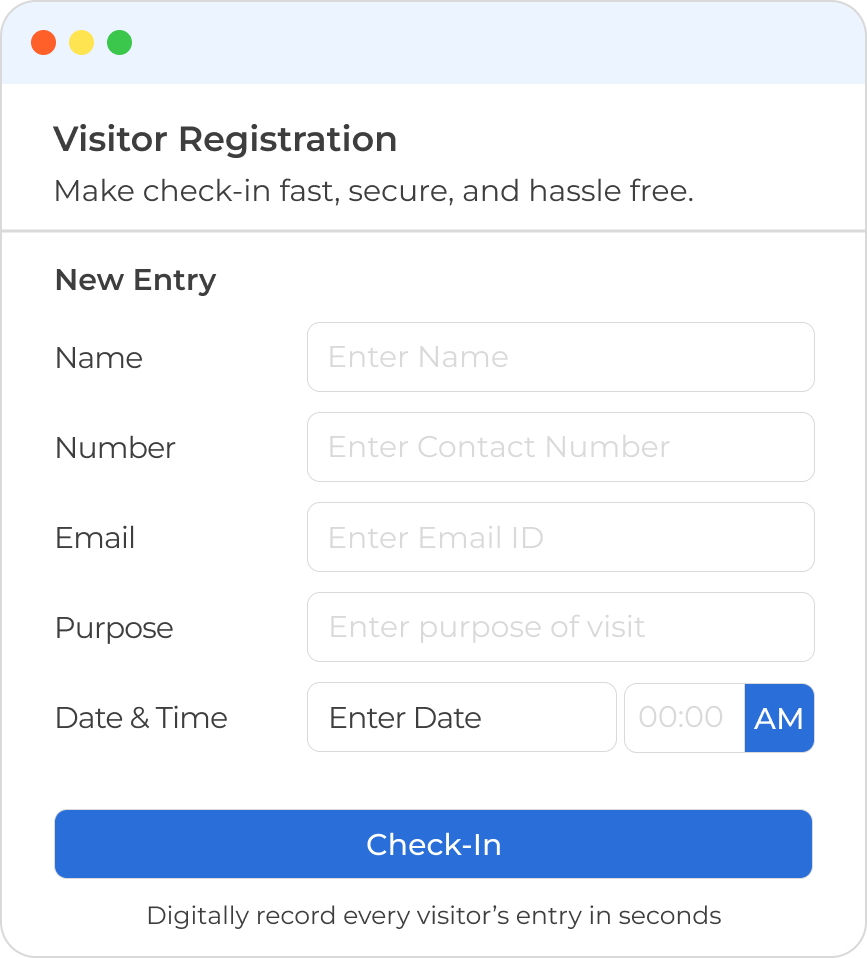 Visitor Registrations